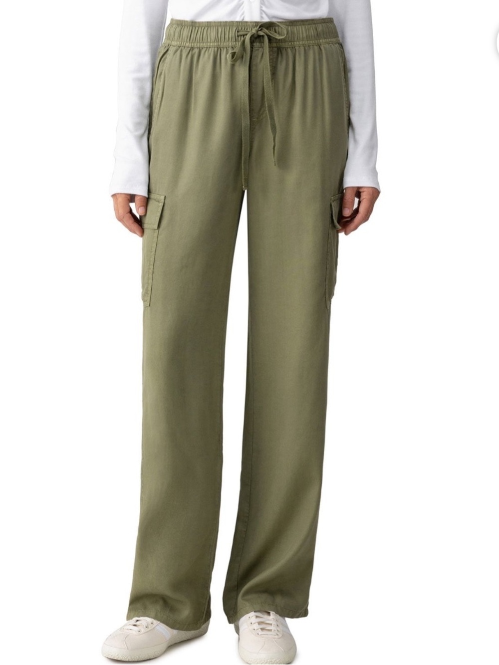Sanctuary Pull on Cargo Drawstring Pants - Women Size M